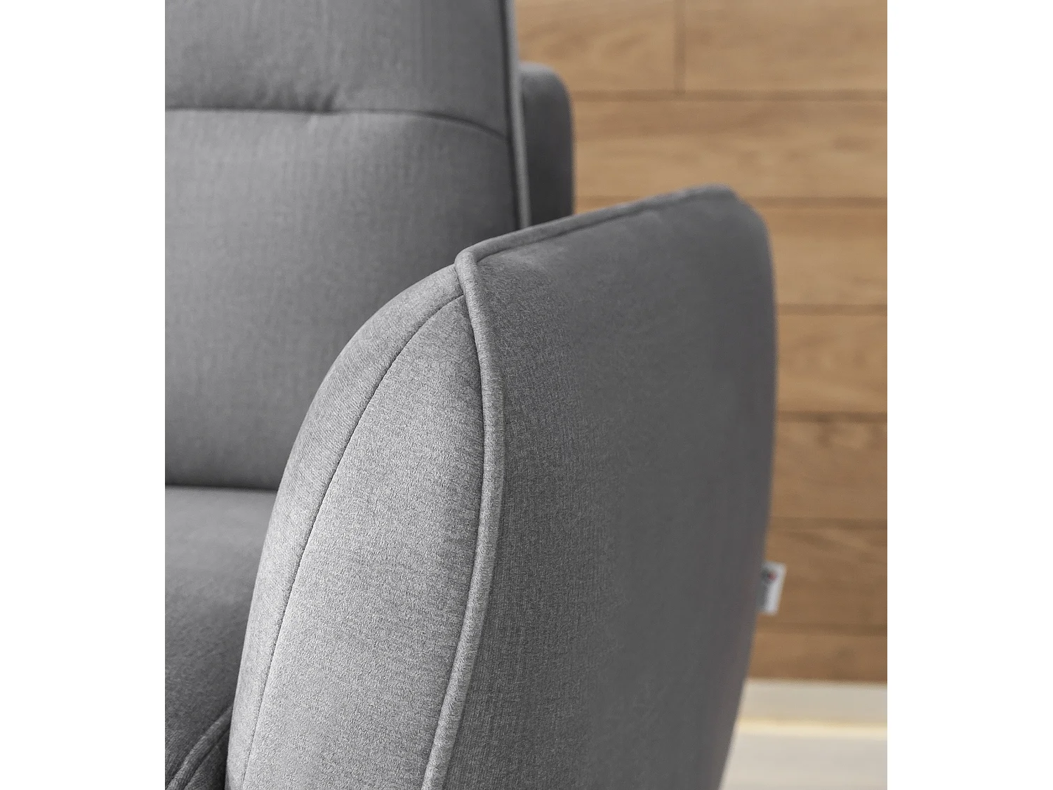 Canapé d'angle gauche convertible velours gris foncé Zurik 276cm