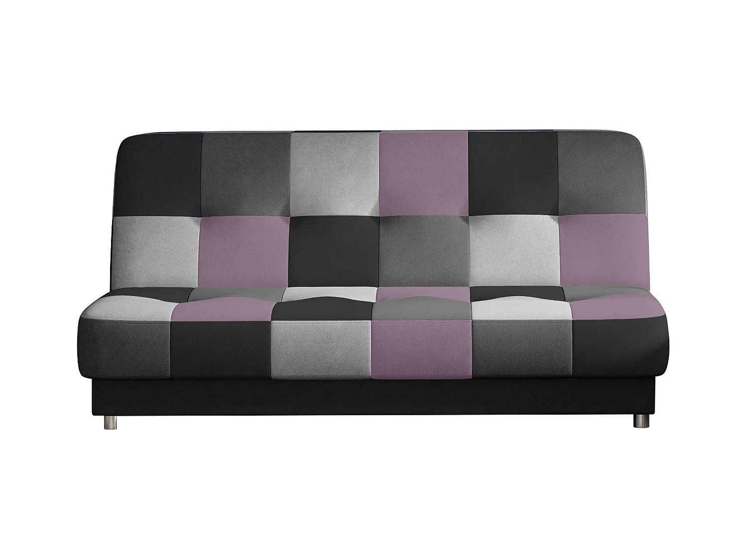 Canapé lit tissu mulitcouleur rose Kady 192cm