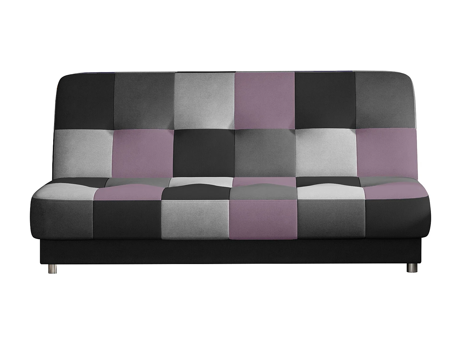 Canapé lit tissu mulitcouleur rose Kady 192cm