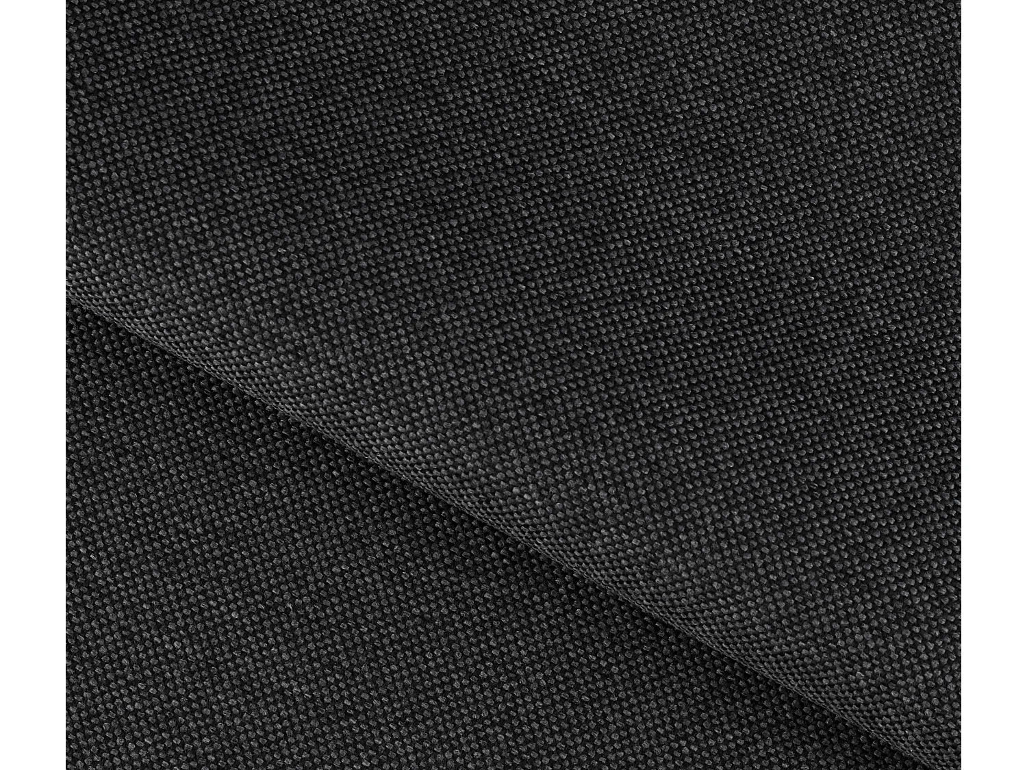 Canapé convertible capitonné angle gauche tissu gris foncé chiné Larry 260cm