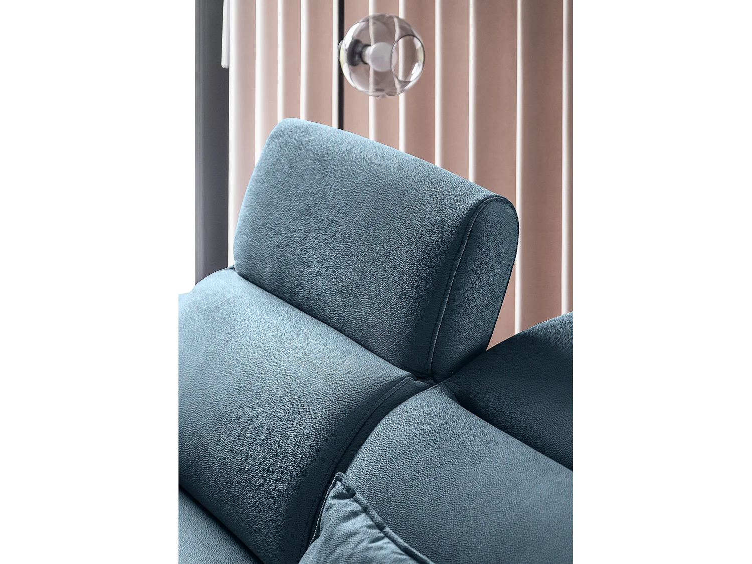 Canapé d'angle convertible avec rangement velours NOBLESSE - Pieds bois noir-Gris clair-angle droit