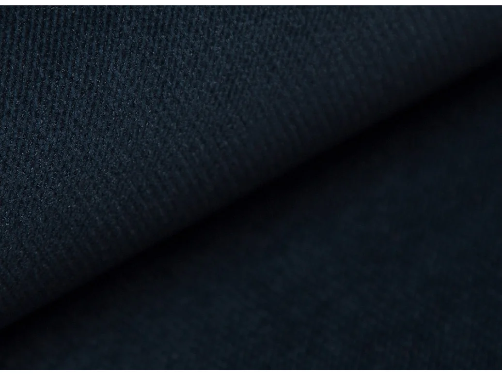 Canapé d'angle gauche convertible velours bleu marine Marka 275cm