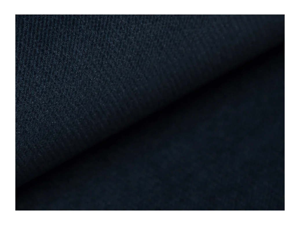 Canapé d'angle gauche convertible velours bleu marine Marka 275cm