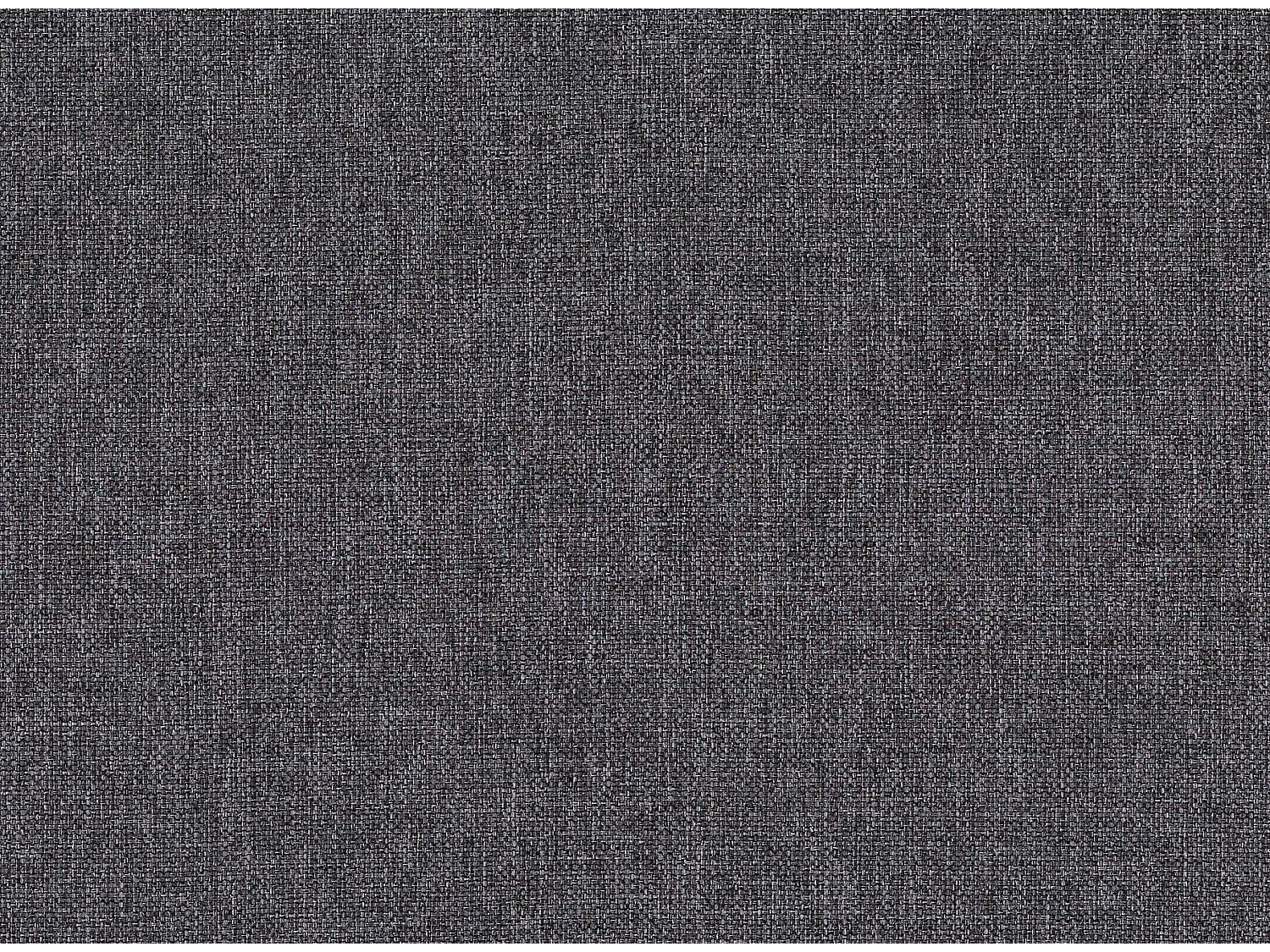 Canapé angle gauche convertible tissu gris foncé chiné Kapitona 270cm
