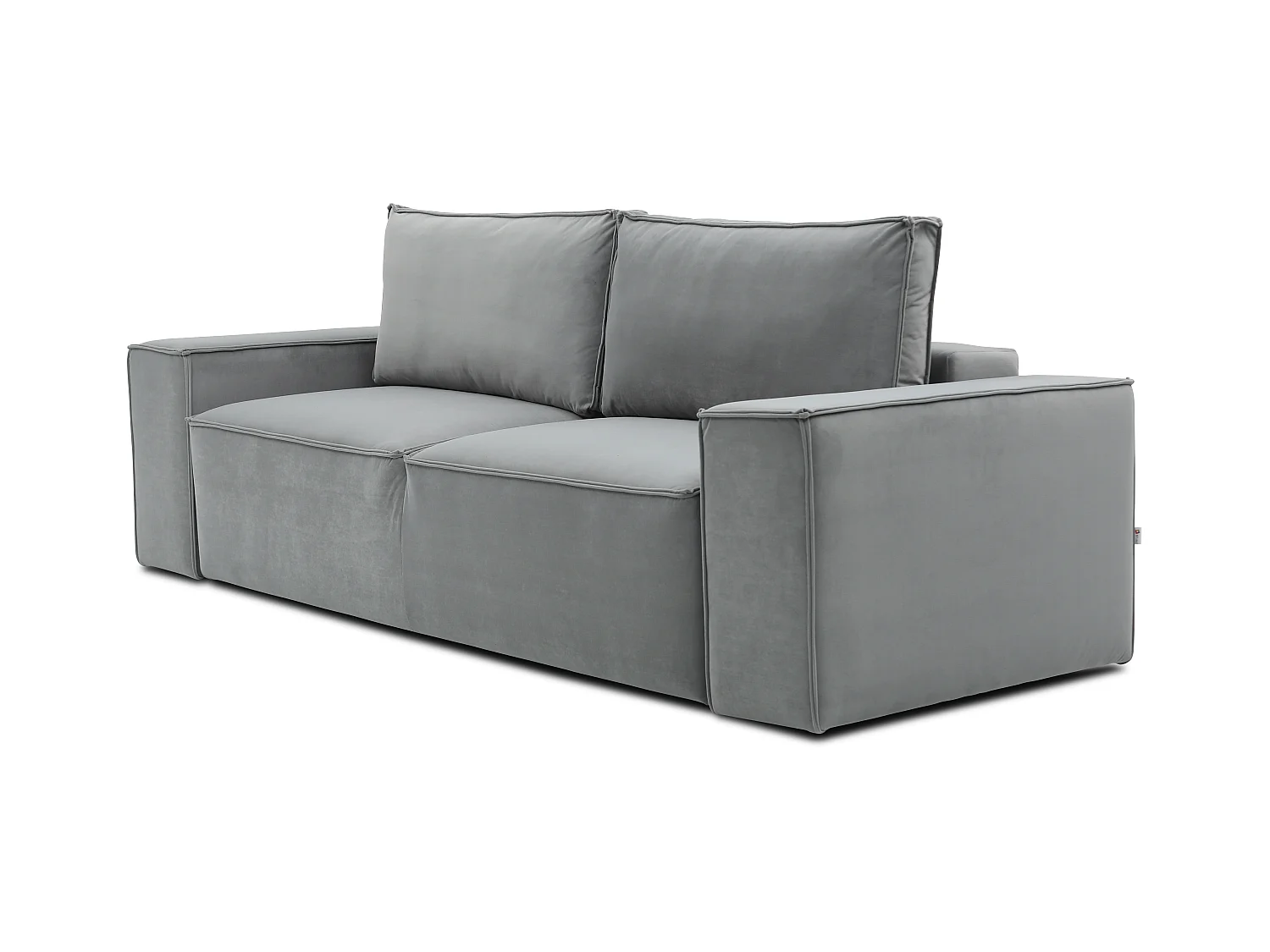 Canapé convertible 4 places tissu doux beige perlite Willace 260cm