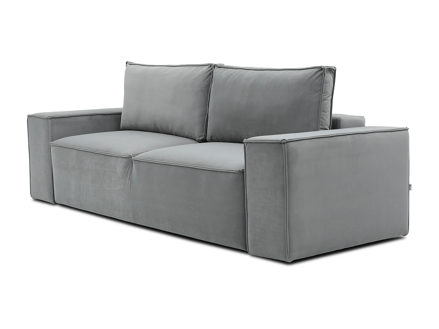 Canapé convertible 4 places tissu doux beige perlite Willace 260cm