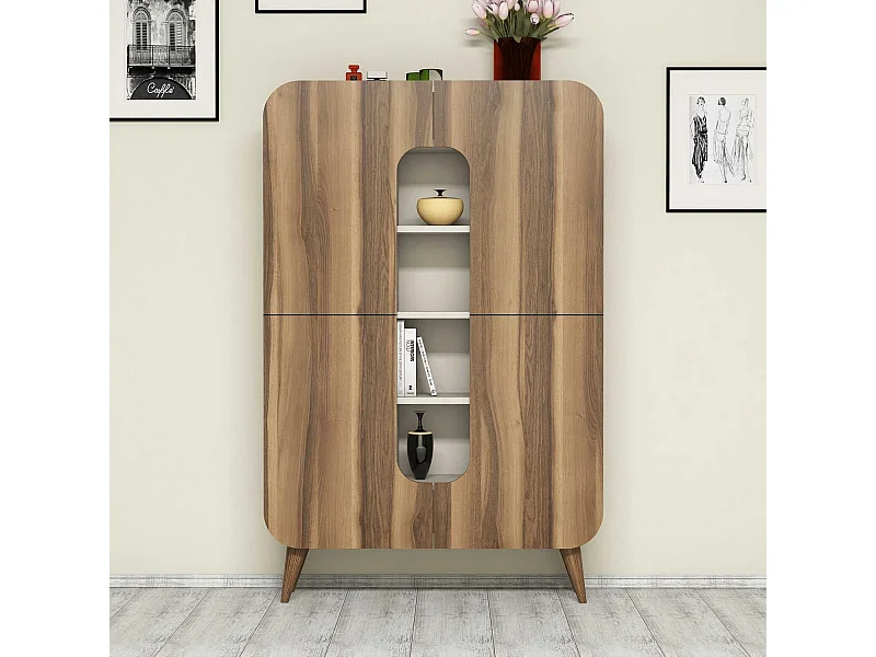 Scaffale Kailua 340, Chiuso|Con porte, Truciolare laminato, Il numero di porte: 2.00,