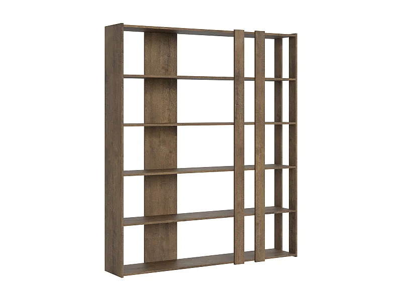 Libreria a giorno Kato C noce