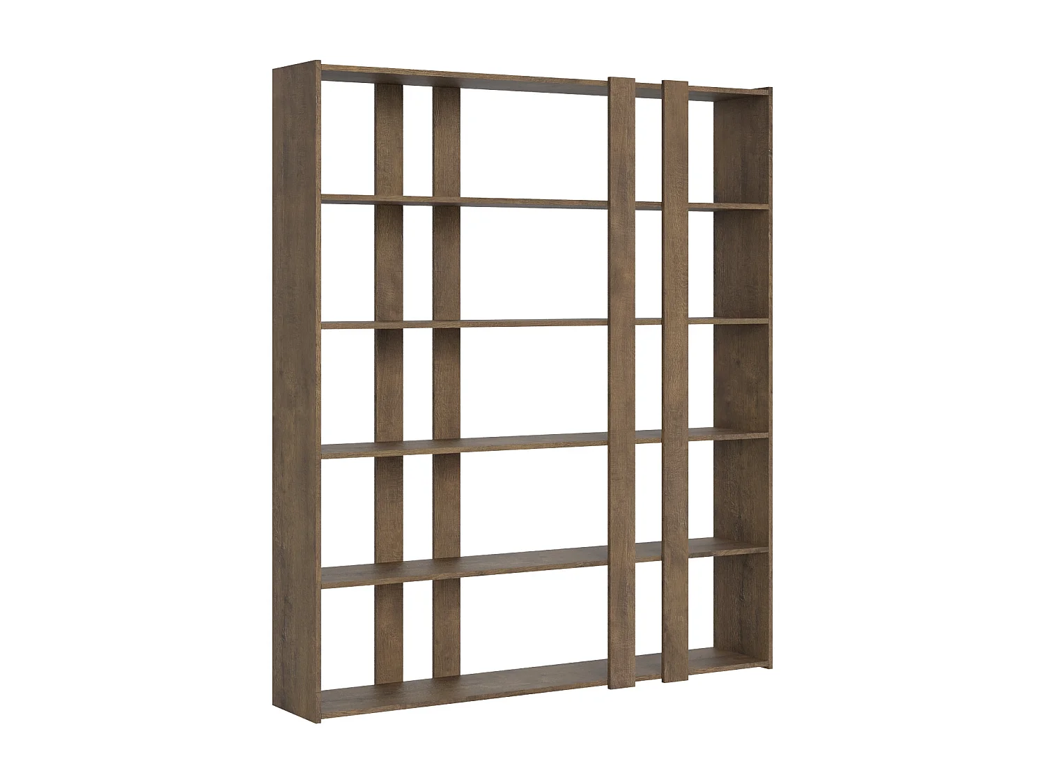 Open boekenkast Kato A Walnoot