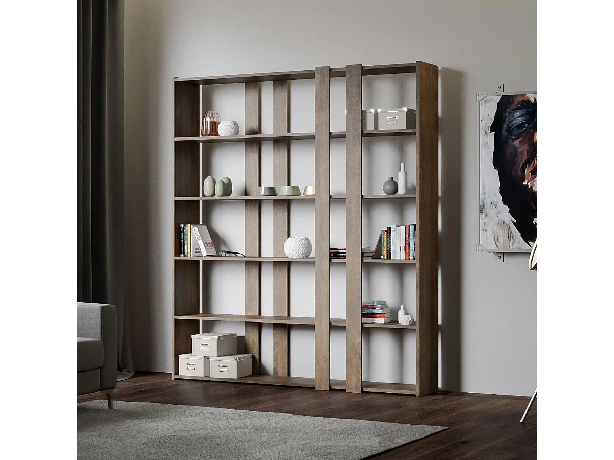 Bücherregal Kato A Nussbaum