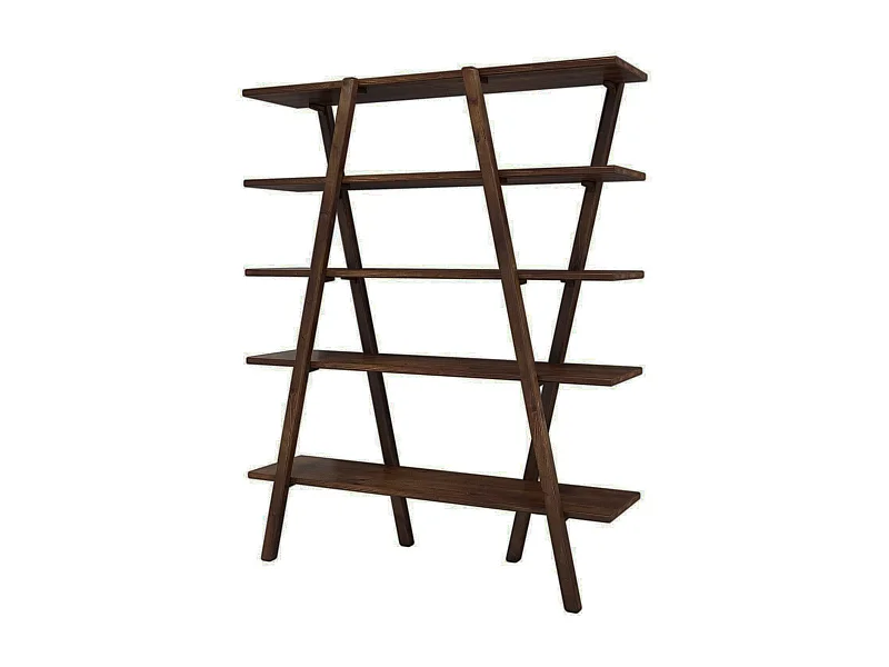 Etagères bibliothèque Abore L120xH148cm Pin massif Marron
