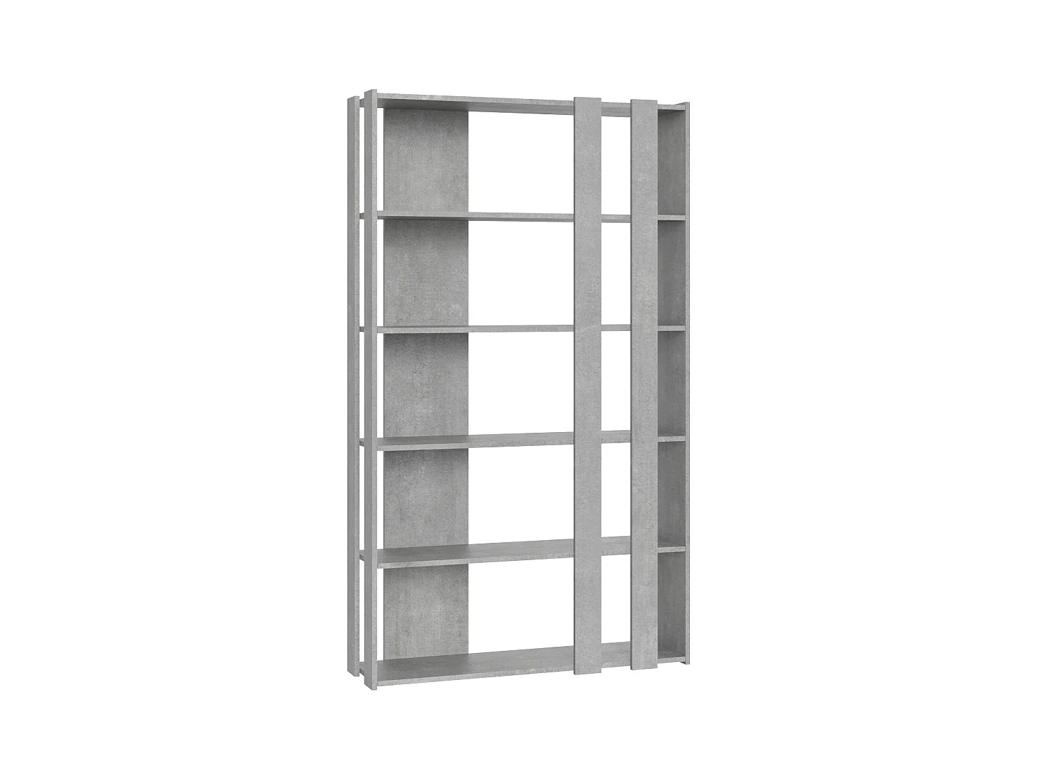 Libreria a giorno Kato Small B cemento