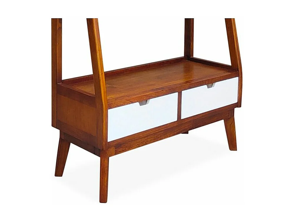 Bibliothèque bois massif de mindi Kretos 100cm