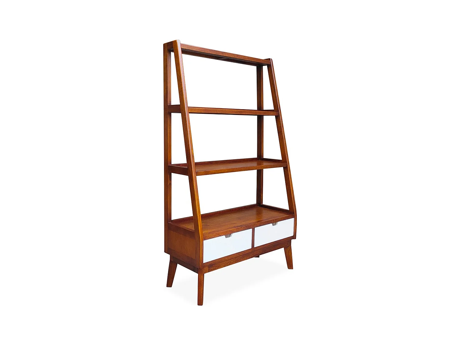 Bibliothèque bois massif de mindi Kretos 100cm