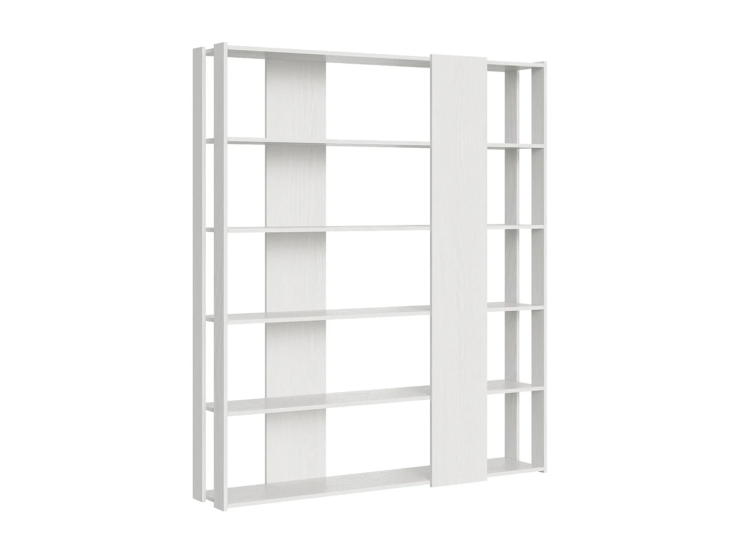 Open boekenkast Kato B Eiken wit