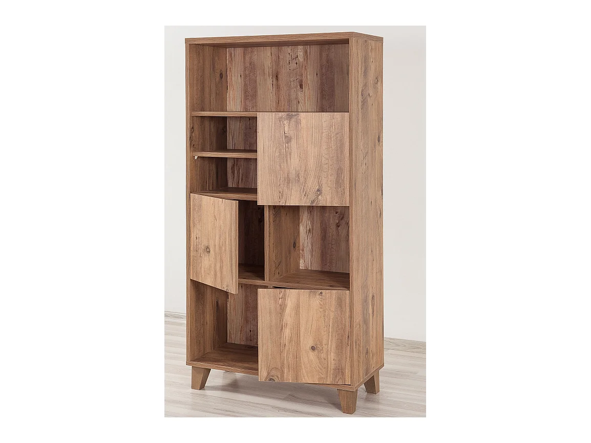 Bibliothèque bois marron clair Mastra 80cm