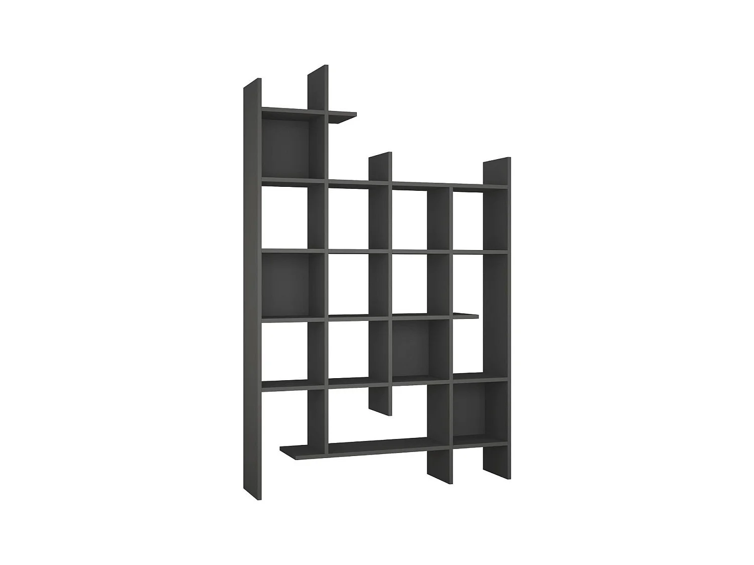 Kikra antraciet boekenkastplank 122 cm