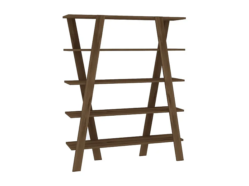 Étagère bibliothèque Yoron L120cm Bois foncé
