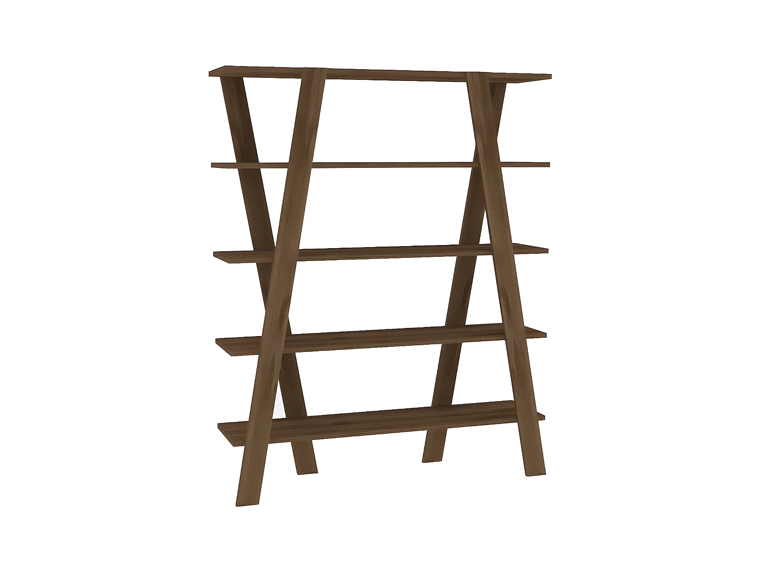 Étagère bibliothèque Yoron L120cm Bois foncé