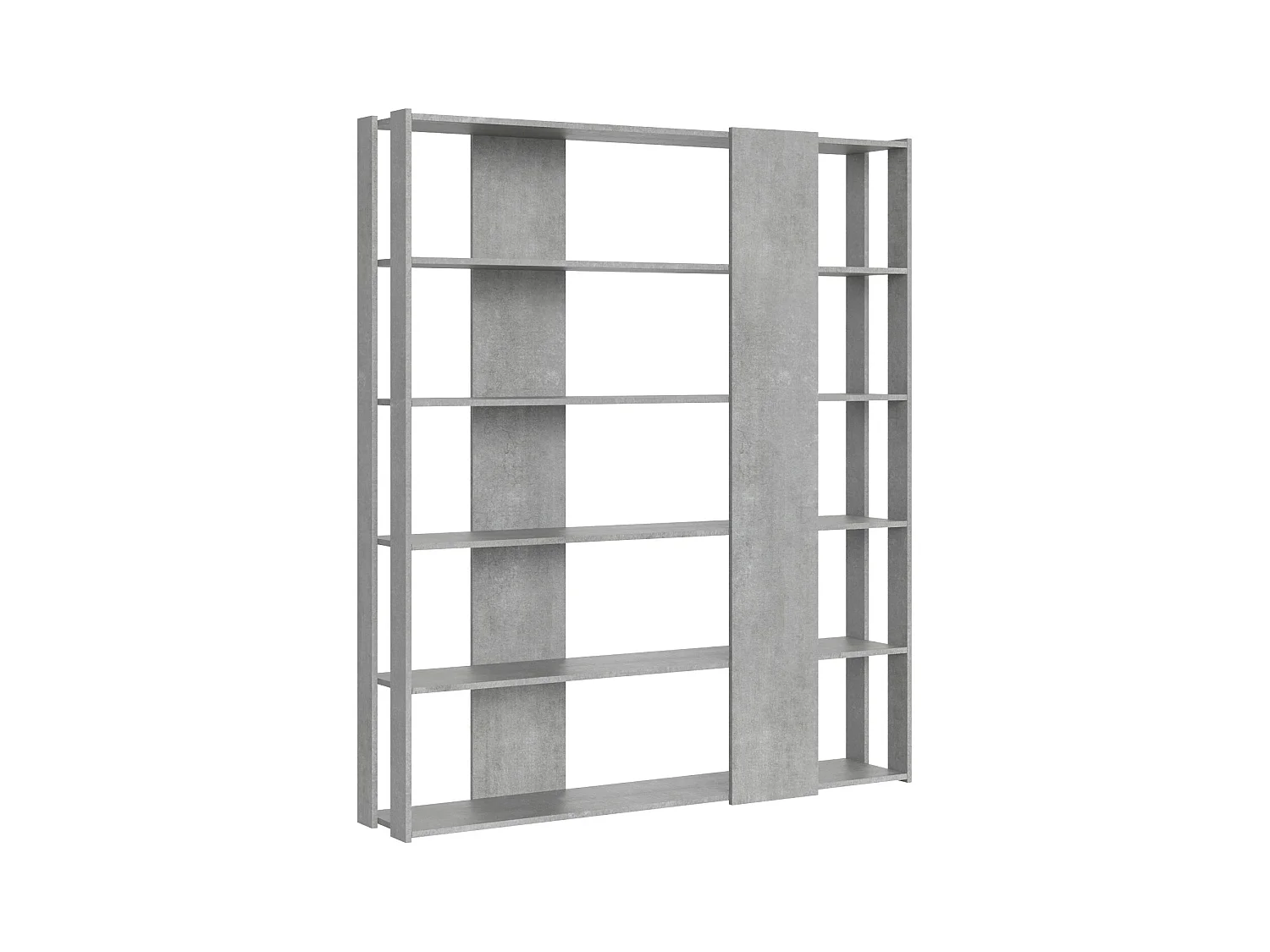 Bibliothèque Kato B gris béton