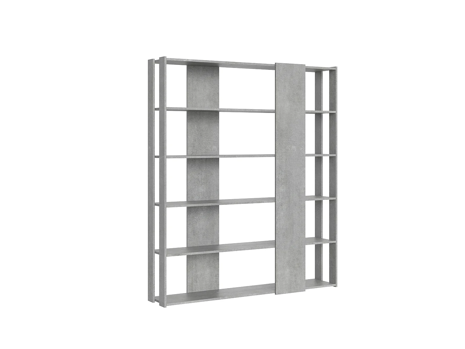 Bibliothèque Kato B gris béton