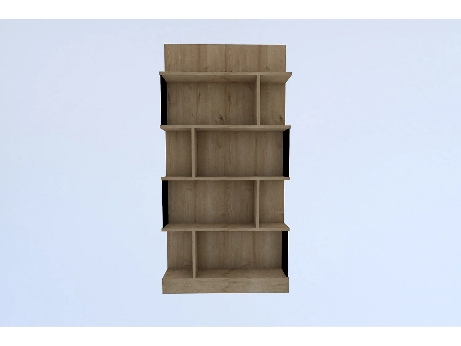 Estantería – 80 x 160 x 21,8 cm – color zafiro – tablero de partículas recubierto de melamina