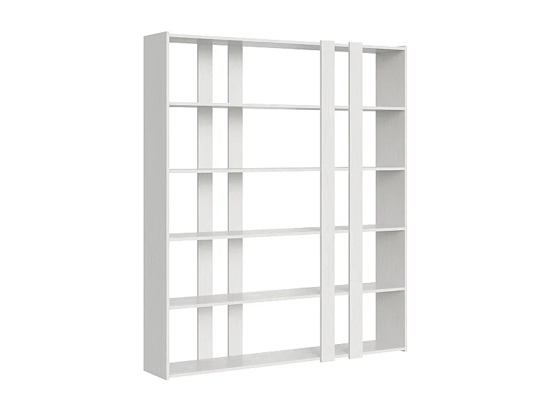 Open boekenkast Kato A Eiken wit