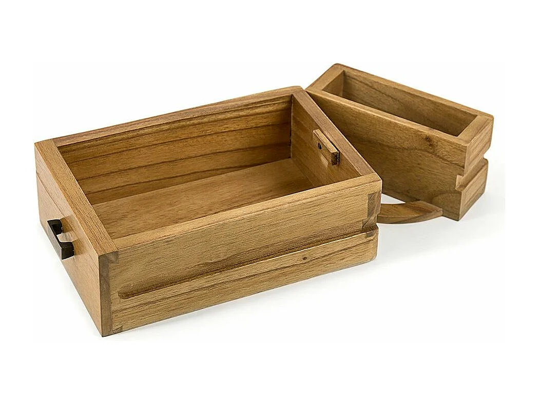 Table d'appoint en bois clair massif de Mindy 1 tiroir Zandhu 50cm