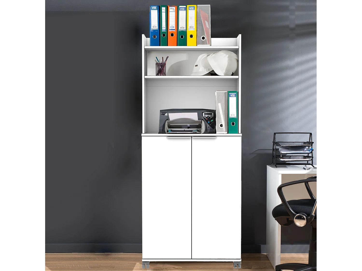 Lika witte multifunctionele opbergkast 73 cm