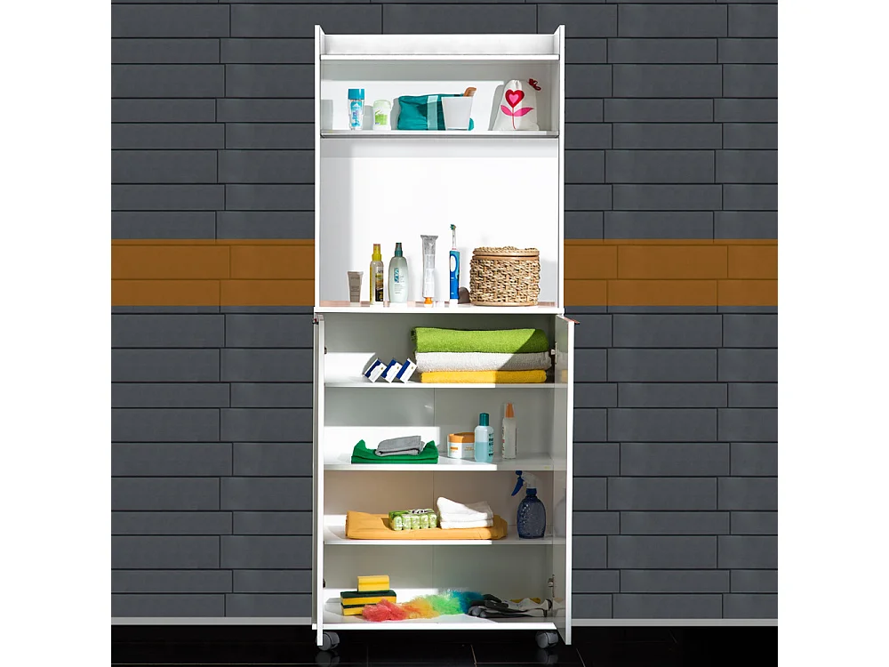 Lika witte multifunctionele opbergkast 73 cm