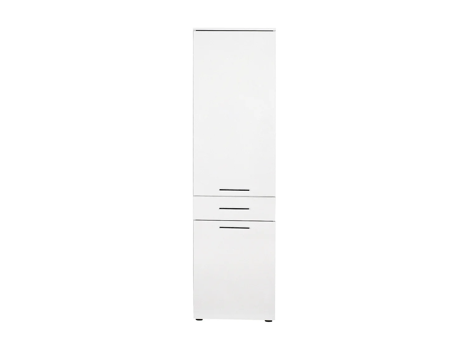 Colonne de rangement polyvalente blanche Lika 52cm