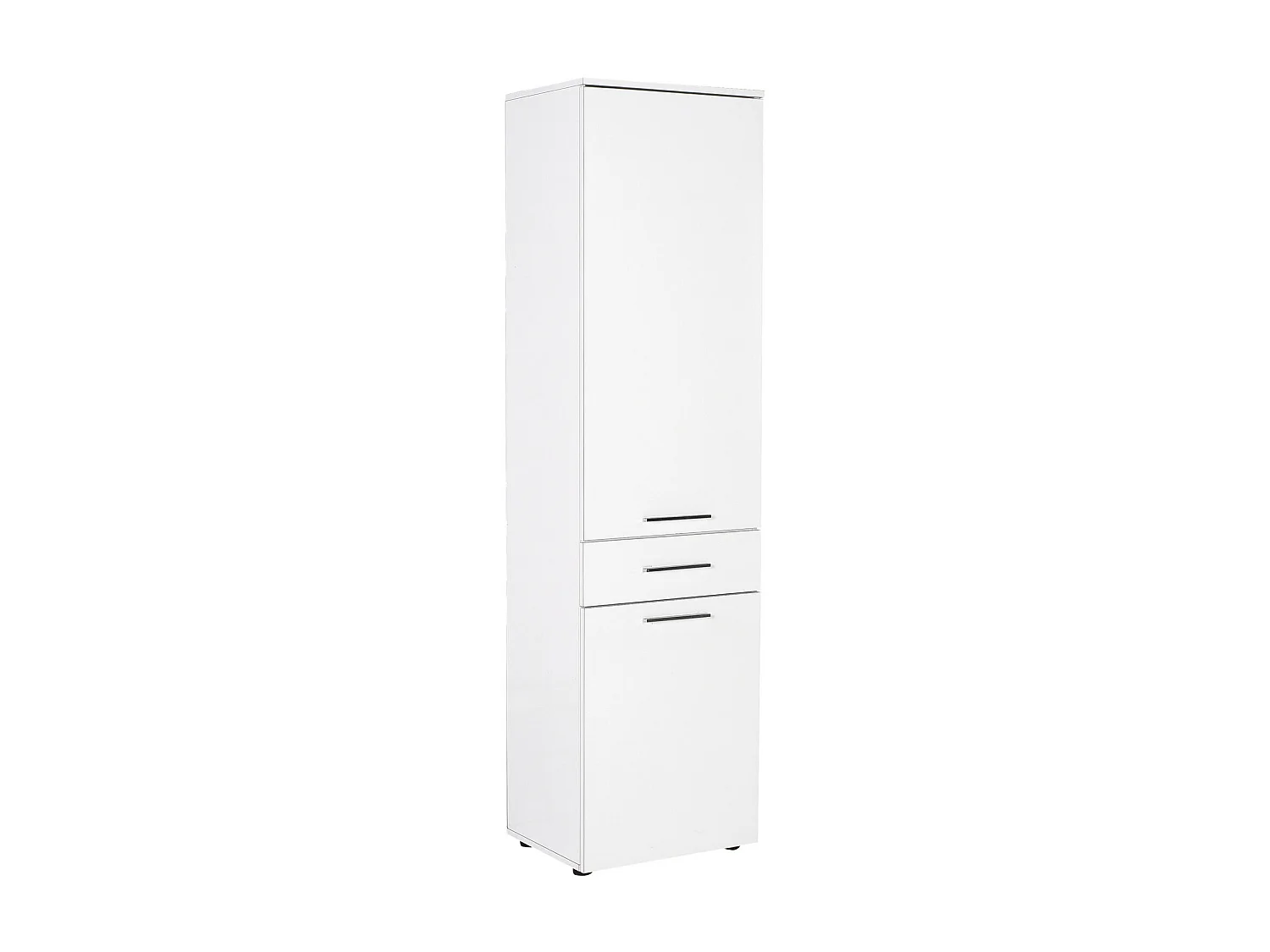Colonne de rangement polyvalente blanche Lika 52cm
