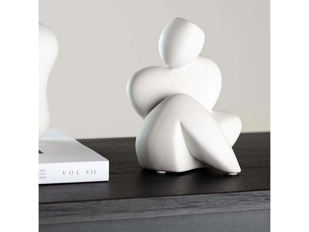 Floda Dekofigur weiß.