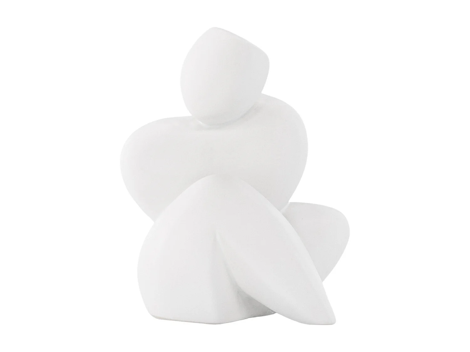 Figura Floda per decorazione bianca.