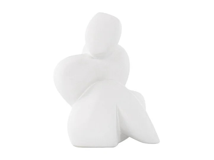 Figura Floda per decorazione bianca.