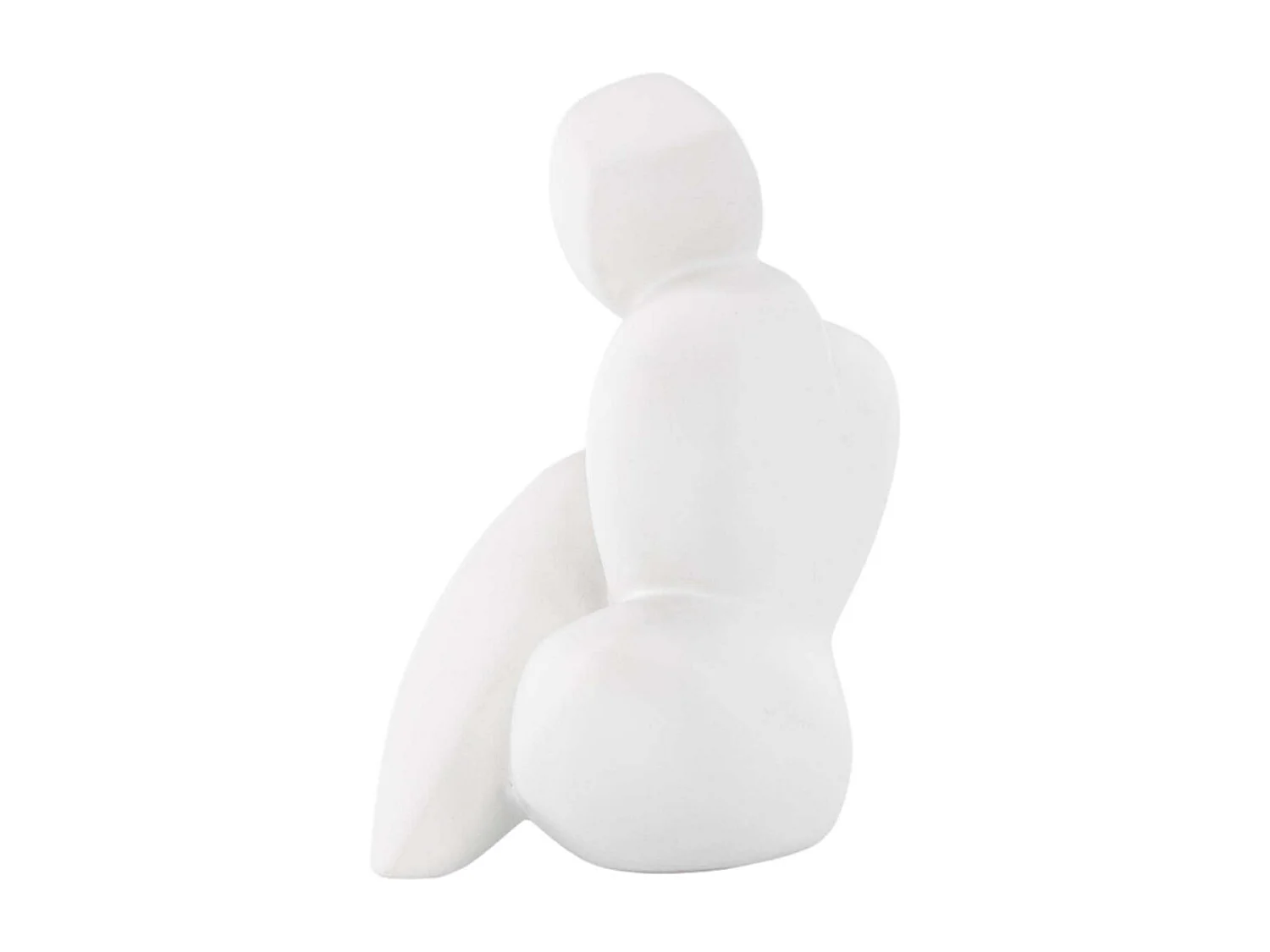 Figura Floda per decorazione bianca.