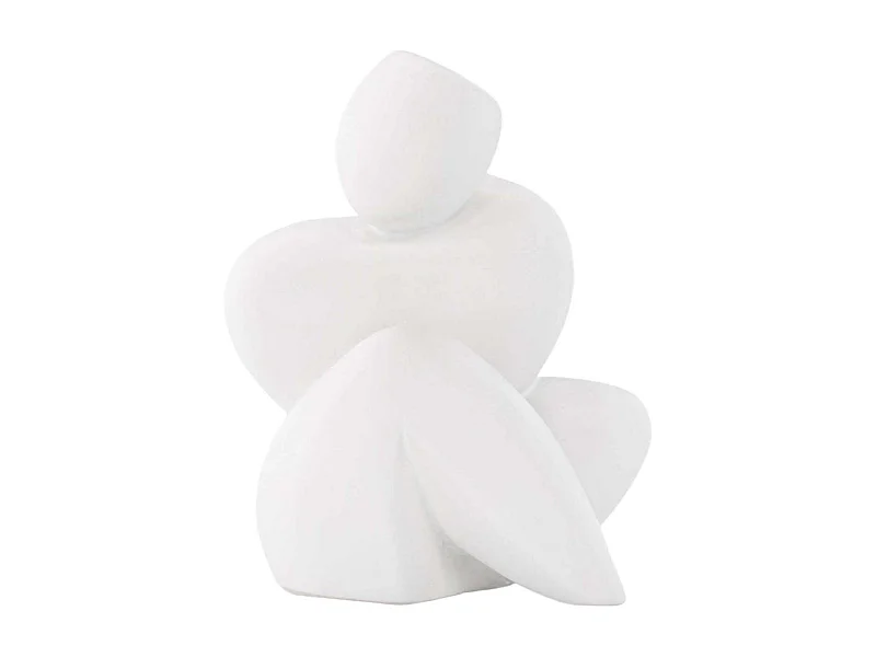 Floda Dekofigur weiß.
