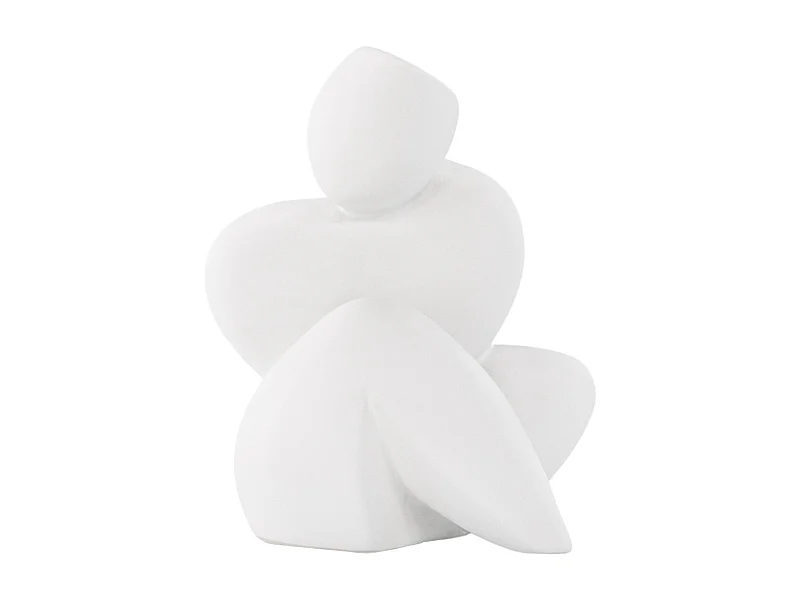 Floda Dekofigur weiß.
