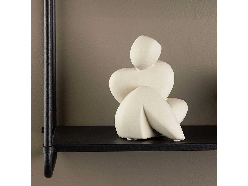 Floda decoratief beeld lichtgrijs.