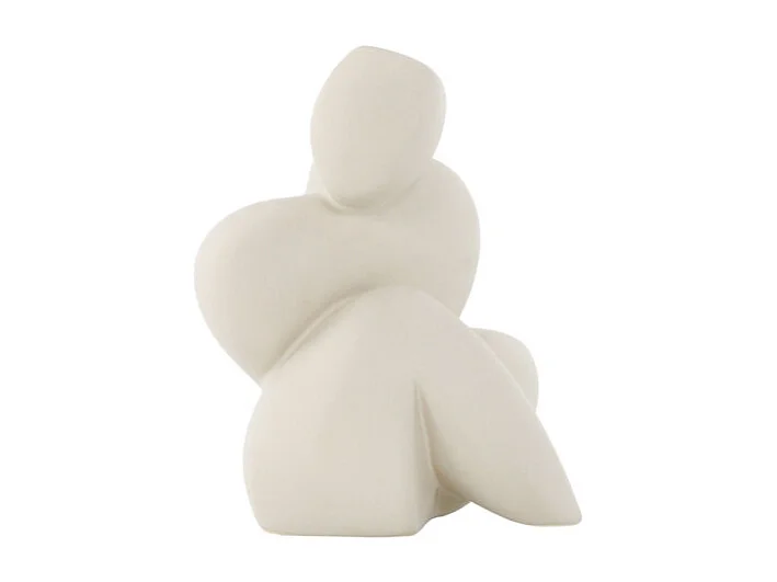 Floda Dekofigur hellgrau.