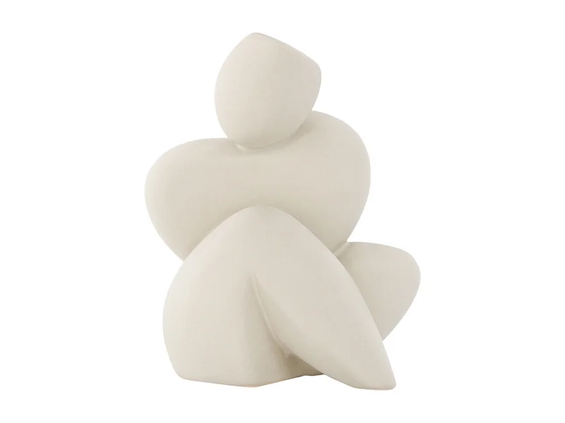 Figura decorativa Floda grigio chiaro.