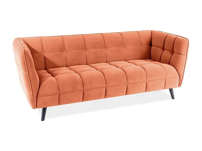 Sofa CASTELLO VELVET 3 cynamonowa