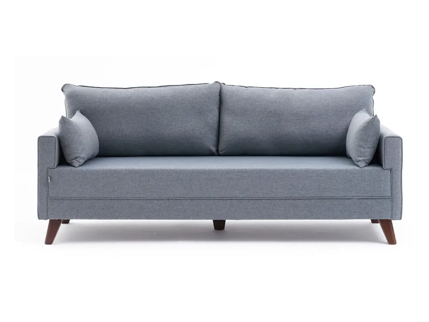 3-zitsbank in Davoz blauwe stof 208 cm