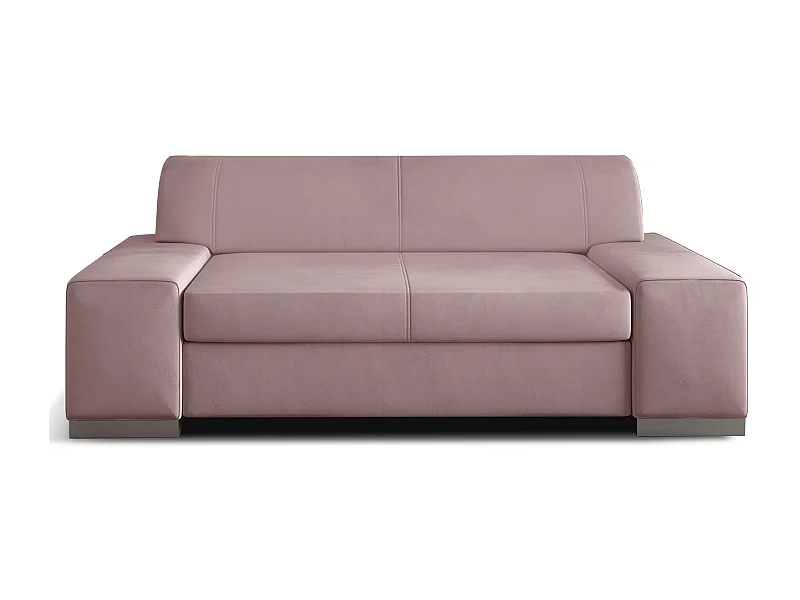 Plazo minimalistische 2/3-zits roze fluwelen bank 190 cm