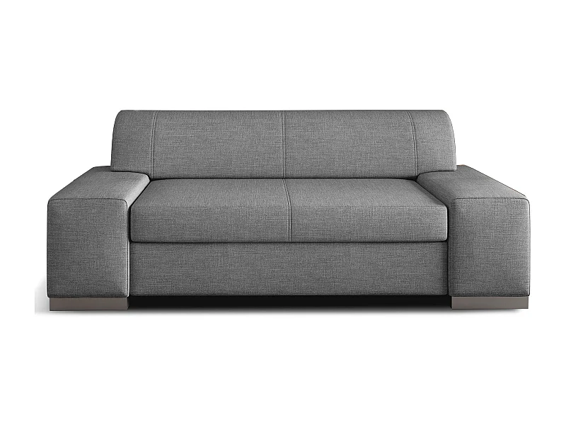 Canapé minimaliste 2-3 places tissu gris clair Plazo 190cm