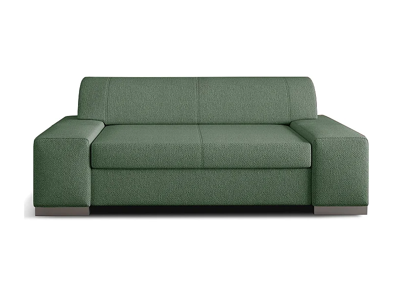 Canapé minimaliste 2-3 places tissu vert avocat Plazo 190cm
