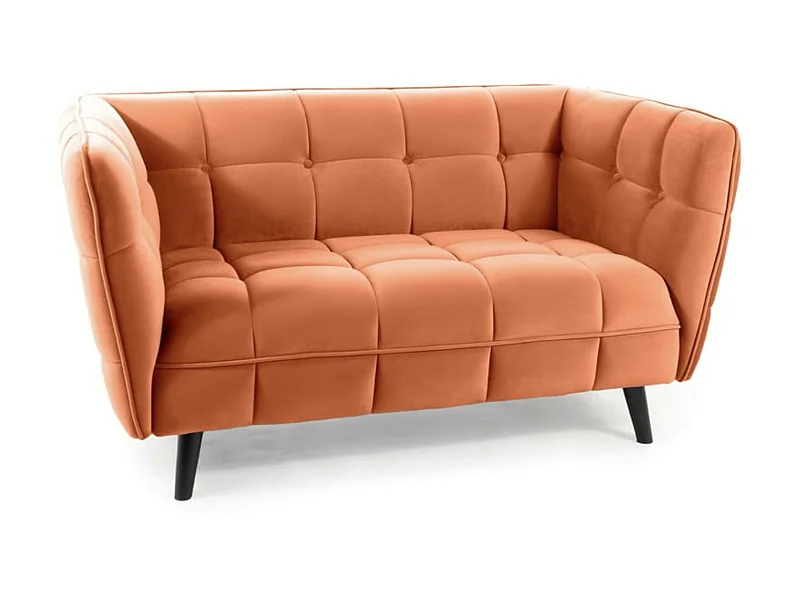 Sofa CASTELLO VELVET 2 cynamonowa