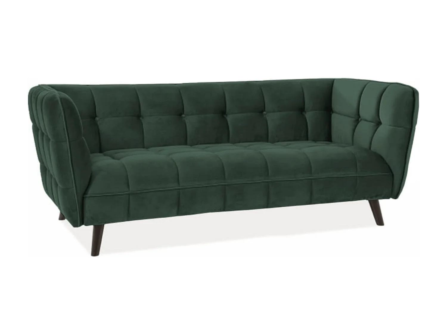 Sofa CASTELLO VELVET 3 zielona