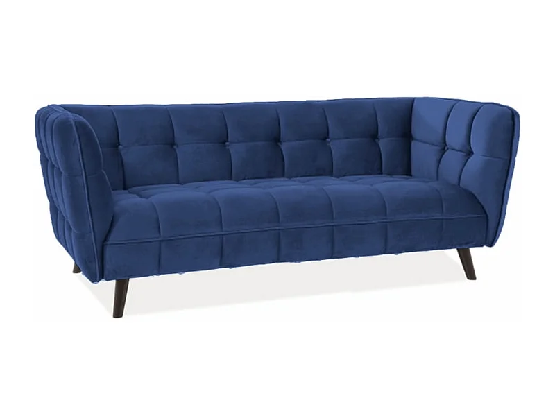 Sofa CASTELLO VELVET 3 granatowa