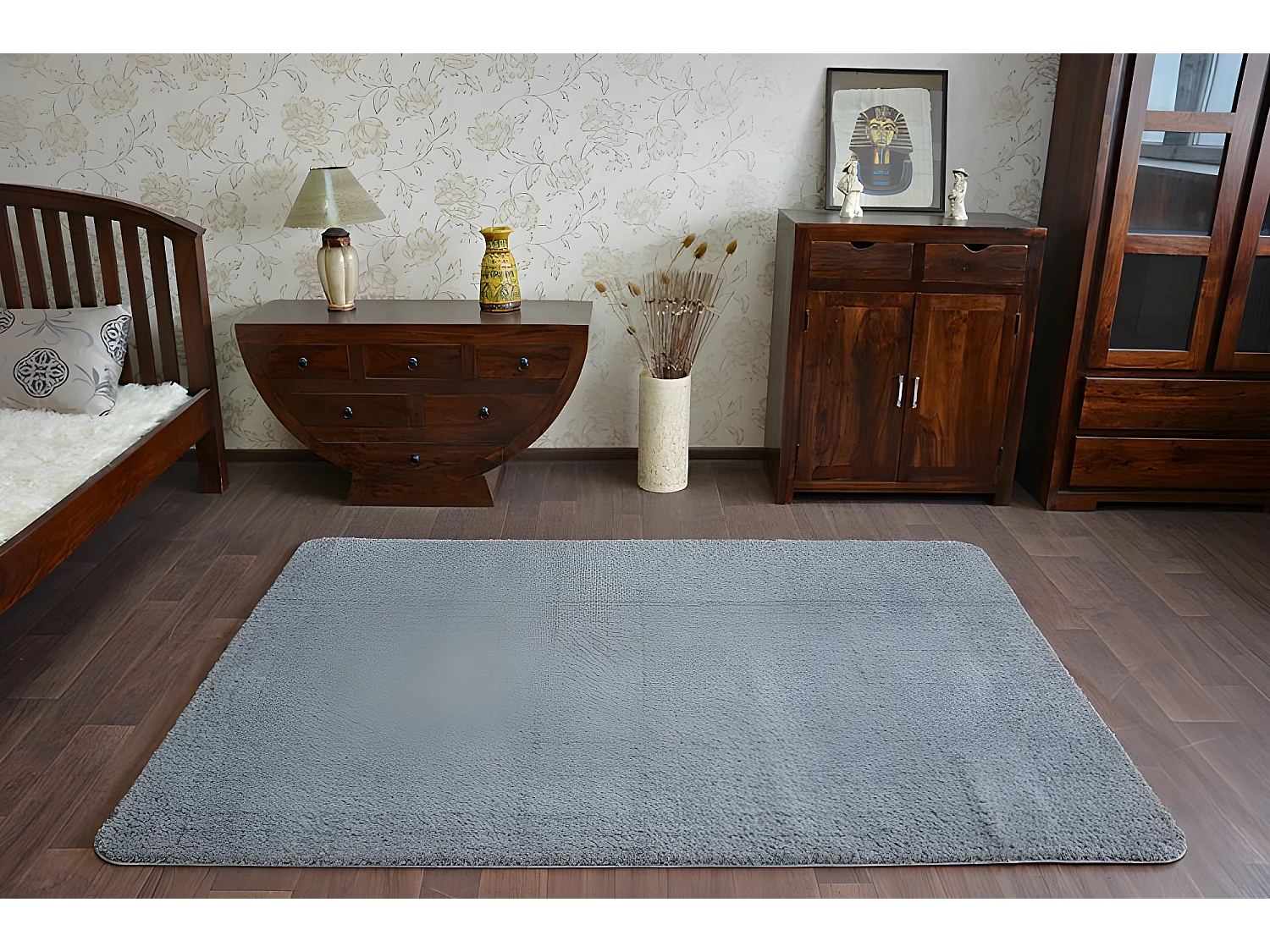 Tapijt SHAGGY MICRO anthracytkleuring 80x150 cm
